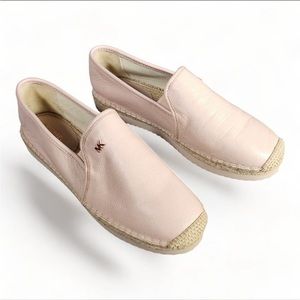 Michael kors Hastings espadrilles slip on leather loafers 9